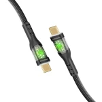 كابل ترانس لاين-سي سي USB-C بقوة 60 واط - شحن فائق السرعة، أسود من بروميت - برو مات