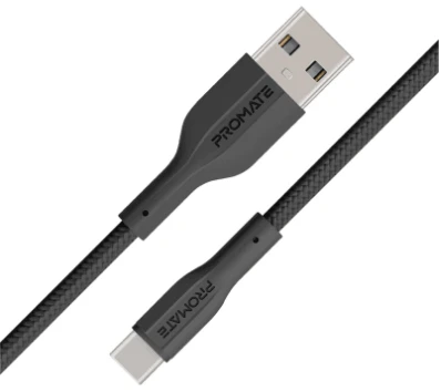 كابل USB-C للشحن ونقل البيانات - متر واحد، مرن، شحن سريع من بروميت كابل USB-C للشحن ونقل البيانات - متر واحد، مرن، شحن سريع من بروميت