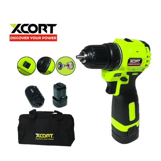 طقم مثقاب لاسلكي X-Cort 16 فولت: محرك بدون فرش، سرعتان، ظرف 10 مم - إكس كورت - Image 2