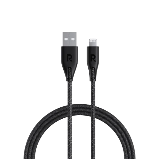 شاحن RAVPower CB1026 - كابل مضفر من النايلون بطول 1.2 متر، معتمد من MFi - Ravpower - Image 2