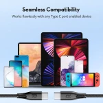 شاحن RAVPower CB1029 USB-C مع كابل مضفر بطول 1.2 متر - Ravpower