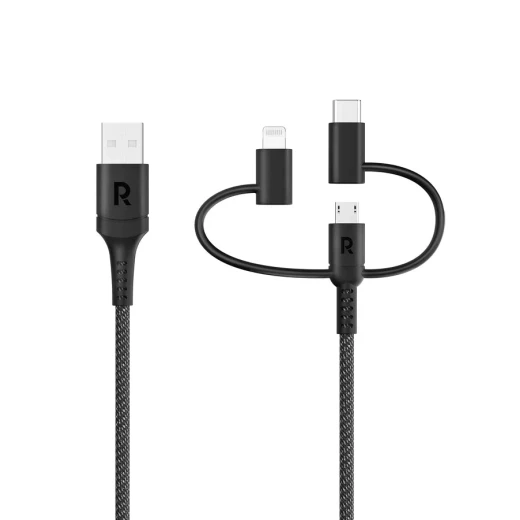 شاحن RAVPower CB1034: شحن سريع مع Micro و Lightning و Type C شاحن RAVPower CB1034: شحن سريع مع Micro و Lightning و Type C