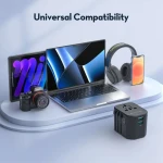 شاحن RAVPower 35W PD Pioneer - محول سفر بـ 3 منافذ - Ravpower