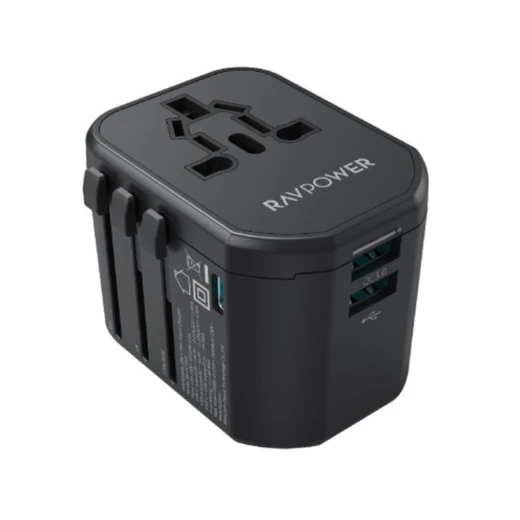 شاحن RAVPower 35W PD Pioneer - محول سفر بـ 3 منافذ - Ravpower - Image 7