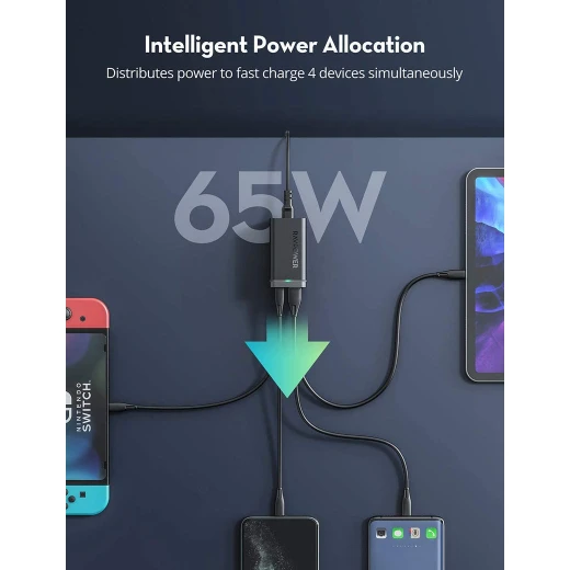 شاحن Ravpower 65W USB-C: شحن سريع لأجهزة الكمبيوتر المحمولة والهواتف شاحن Ravpower 65W USB-C: شحن سريع لأجهزة الكمبيوتر المحمولة والهواتف