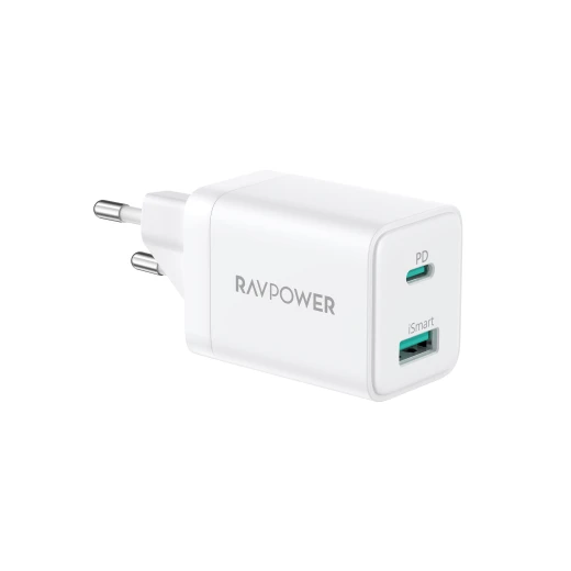 شاحن حائط RAVPower PD Pioneer 20W بمنفذين - شحن سريع - Ravpower - Image 3