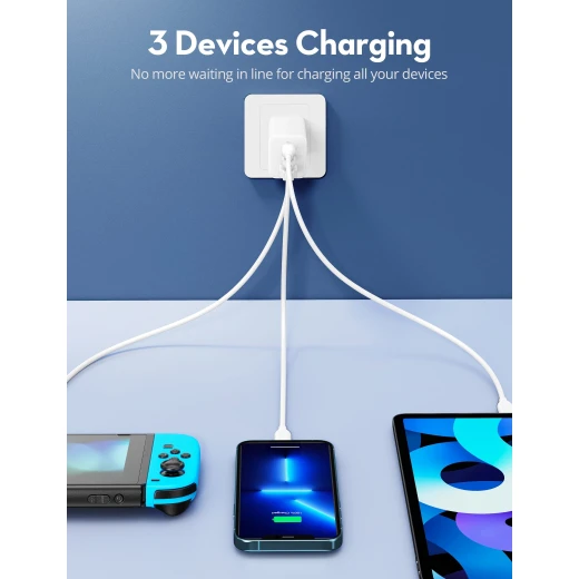 شاحن RAVPower 65W USB-C PC172 - شحن سريع للهواتف وأجهزة الكمبيوتر المحمولة - Ravpower - Image 3