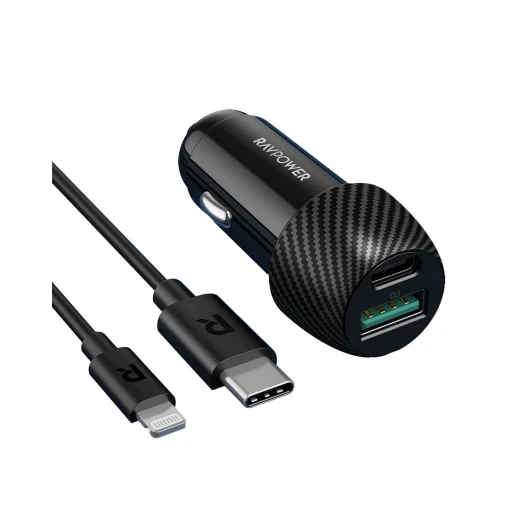 شاحن سيارة RAVPower 49W RP-VC031 - شحن سريع، منفذ مزدوج - Ravpower - Image 3