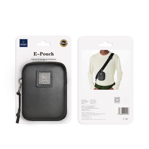 حقيبة تخزين WiWU E-Pouch محمولة مع خطاف وبطانة ناعمة - وي وُو - Image 3