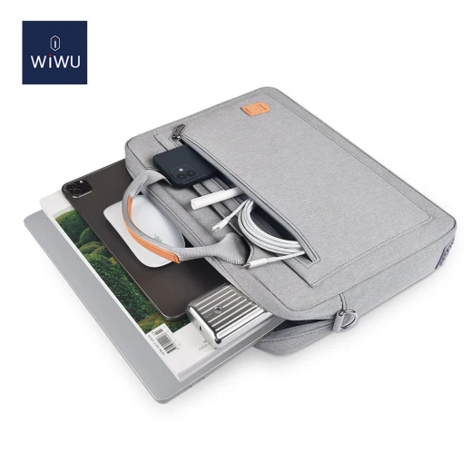 حقيبة جهاز لوحي WiWU Pioneer Pro مقاس 14-15.6 بوصة، حافظة واقية للكمبيوتر المحمول - وي وُو - Image 5