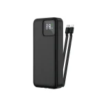باور بانك 20000 mAh JC-22 أسود - شحن سريع وقابل للنقل من وي وو - وي وُو