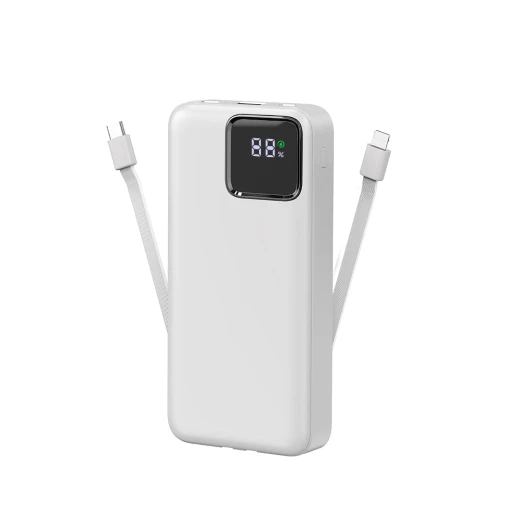 باور بانك 20000mAh JC-22 أبيض - شحن سريع وقابل للنقل من وي وو