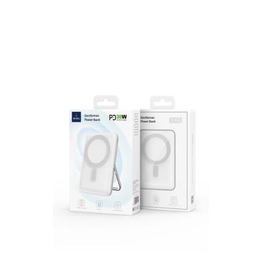 بنك طاقة WiWU 10000mAh 30W PD مع شحن لاسلكي 15W وحامل - وي وُو - Image 5