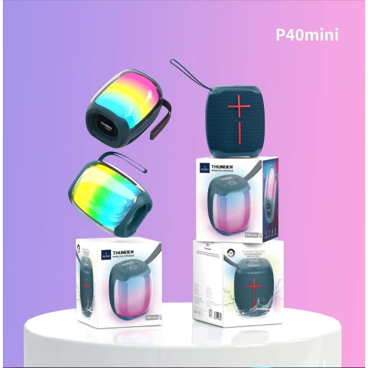 مكبر صوت WiWU Thunder P40 Mini Bluetooth - خرج 10 واط، تصميم محمول - وي وُو - Image 7