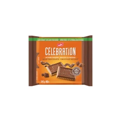 Leclerc Celebration Milk Chocolate Butter Cookies 240g, Delicious Sweet Snack