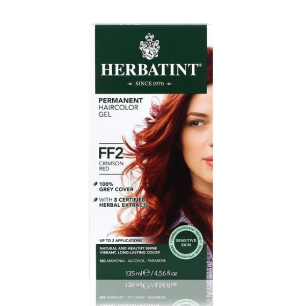صبغة شعر FF2 أحمر قرمزي 150 مل - لون دائم من هيرباتينت - هيرباتينت