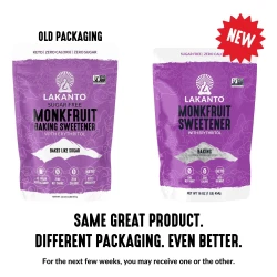 Lakanto Baking Monk Fruit Sweetener with Erythritol, Zero Calorie Sugar Substitute, 1 lb