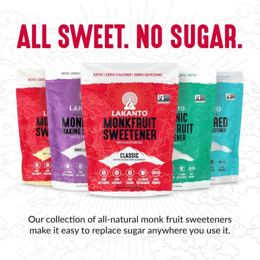 Lakanto Baking Monk Fruit Sweetener with Erythritol, Zero Calorie Sugar Substitute, 1 lb - Lakanto - Image 5