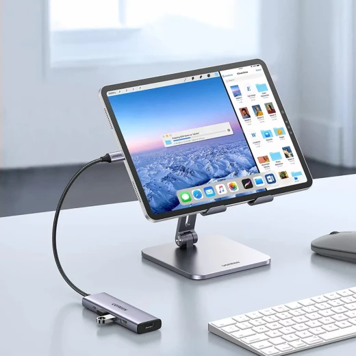 محول يو جرين 5 في 1 من النوع سي، منفذ HDMI 4K، يو اس بي 3.0، شحن PD بقوة 100 واط - Image 3