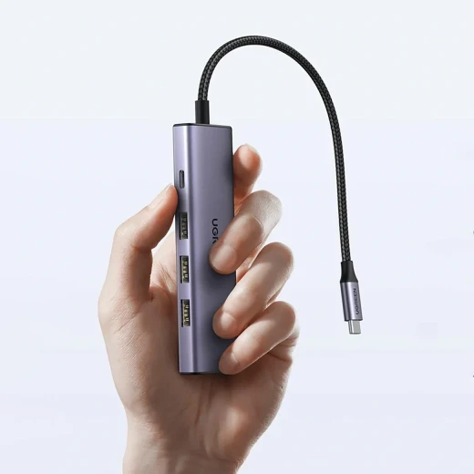 محول يو جرين 5 في 1 من النوع سي، منفذ HDMI 4K، يو اس بي 3.0، شحن PD بقوة 100 واط - Image 7