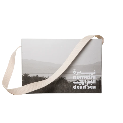 صندوق نميرة البحر الميت: أملاح الاستحمام، زيت المغنيسيوم، صابون وقناع صندوق نميرة البحر الميت: أملاح الاستحمام، زيت المغنيسيوم، صابون وقناع