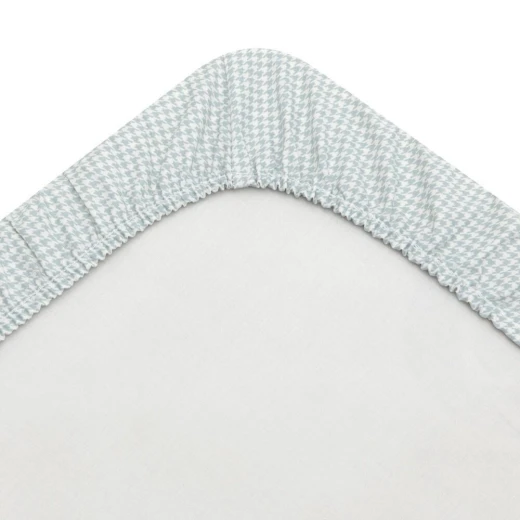 Cambrass Mini Windsord Mint Fitted Crib Sheet 60x120x17cm Pack of 2 Cotton - Cambrass - Image 7