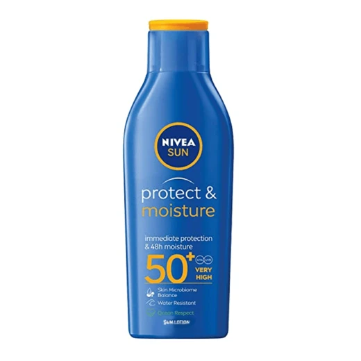 لوشن واقي من الشمس Nivea Protect & Moisture SPF50 200 مل - حماية من الشمس
