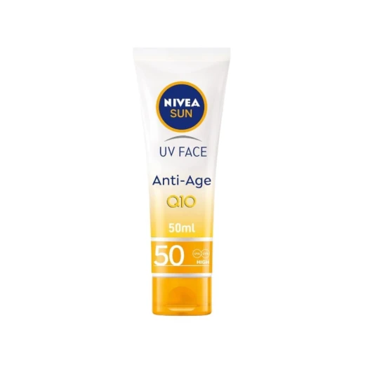 واقي شمس نيفيا للوجه ضد الشيخوخة Q10 SPF 50 - 50 مل