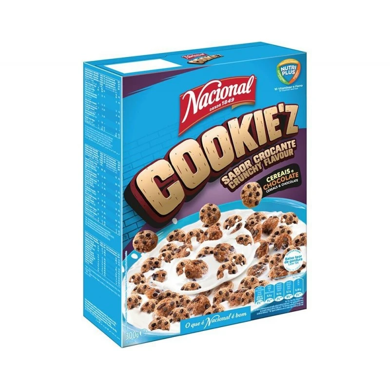 بسكويت Nacional Cookie'Z 300 جرام - بسكويتات حلوة ولذيذة للفطور