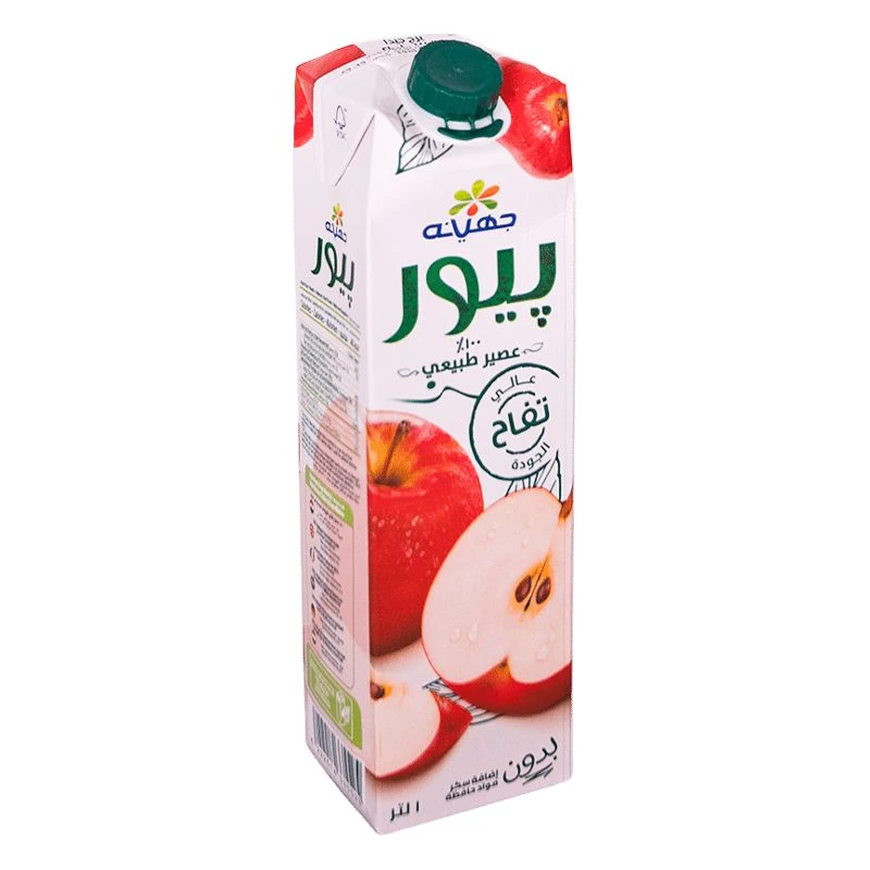 عصير تفاح جهينة النقي - 1 لتر: رحيق تفاح منعش ولذيذ
