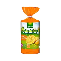 Gullon Vitalday Gluten-Free Corn Cakes 130g - Healthy Snack Option