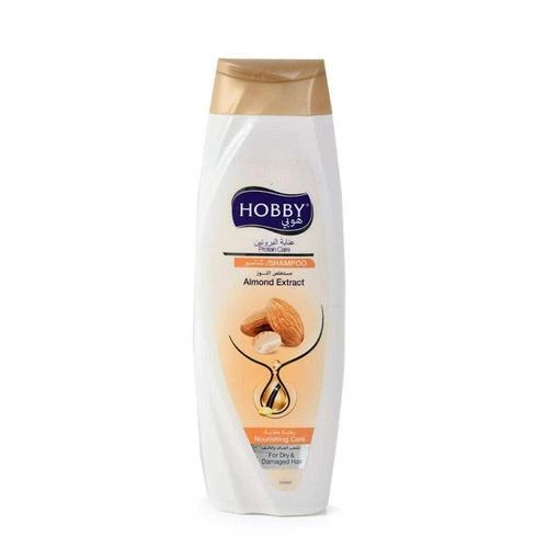 Hobby Almond Shampoo 600ml for Dry & Damaged Hair - Nourishing Care - Hobby