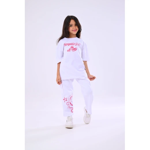 طقم كوكب زمردة حياتي للبنات قطعتين - 10 سنوات من زيتون - زيتون - Image 4