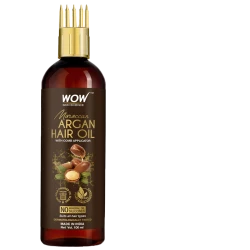 Wow Skin Science Argan Hair Oil with Comb, 200ml