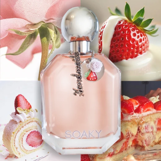 عطر سوكي فروتي فلير 100 مل | عطر فانيلا للنساء سويت مع الفراولة والورد | عطر نسائي ثابت
