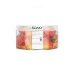 SOAKY Jucies Body Scrub 250g – Vanilla & Peaches Scented Scrub for Women | Skincare Gift - Soaky fragrances