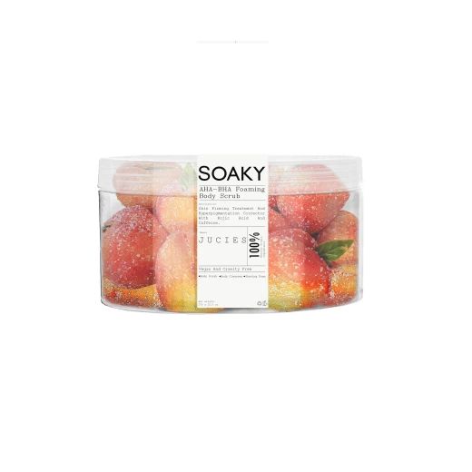 SOAKY Jucies Body Scrub 250g – Vanilla & Peaches Scented Scrub for Women | Skincare Gift