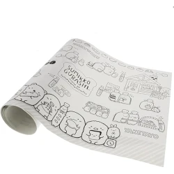 Kids Floor Coloring Paper Roll 3 Meter Long Random Shapes Drawing Activity Mat for Children Creative Learning Art Educational Toy for Home School Fun Craft Imagination Development Gift