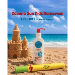 Lincocare Cabana Sun Lotion SPF50 for Kids, 150ml | Gentle & Dermatologist Tested | UVA & UVB Protection for Sensitive Skin