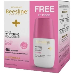 Whitening Roll-on Deodorant Elder Rose By Beesline ,50 Ml 1+1