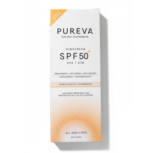 واقي شمس متعدد الوظائف SPF 50+ | مضاد للبقع، تفتيح، مكافحة الشيخوخة، تعزيز الكولاجين، امتصاص سريع من بيوريفا - بيوريفا - Image 7