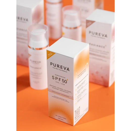 واقي شمس متعدد الوظائف SPF 50+ | مضاد للبقع، تفتيح، مكافحة الشيخوخة، تعزيز الكولاجين، امتصاص سريع من بيوريفا - بيوريفا - Image 9