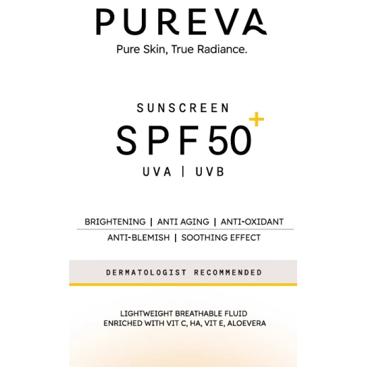واقي شمس متعدد الوظائف SPF 50+ | مضاد للبقع، تفتيح، مكافحة الشيخوخة، تعزيز الكولاجين، امتصاص سريع من بيوريفا - بيوريفا - Image 10