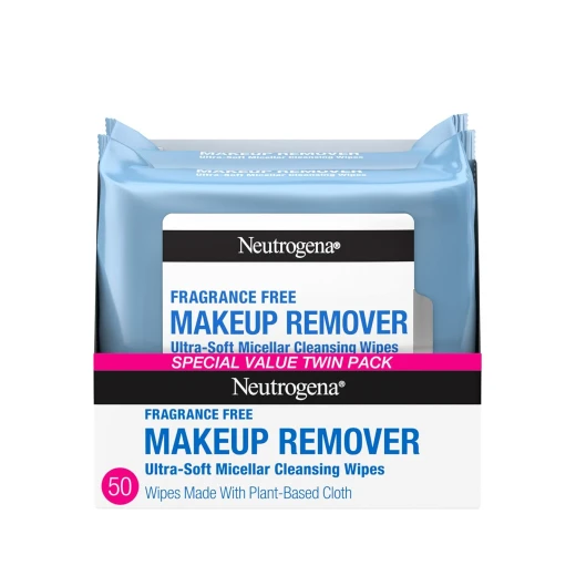 Neutrogena Makeup Remover Wipes and Face Cleansing Towelettes, 50 Count, (2 Pack) Neutrogena Makeup Remover Wipes and Face Cleansing Towelettes, 50 Count, (2 Pack)