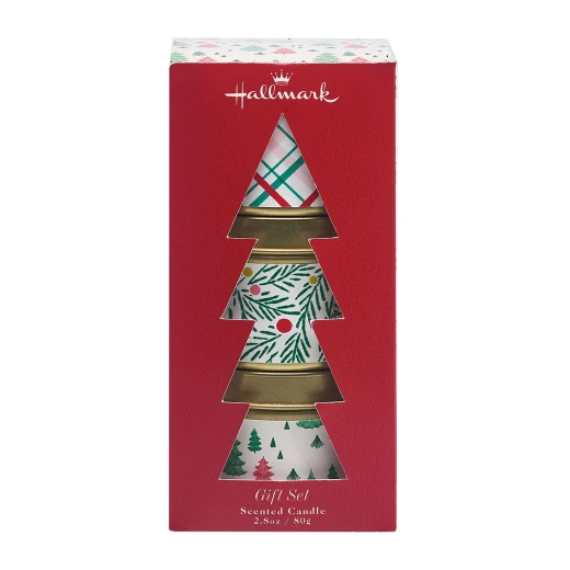 Hallmark  Holiday Scented Candle Tins, 3-Pack  each 2.8 oz - Hallmark - Image 2