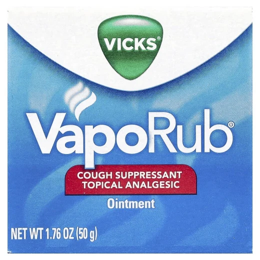 Vicks, VapoRub®, Cough Suppressant Topical Analgesic Ointment, 1.76 oz (50 g) - Vicks - Image 2