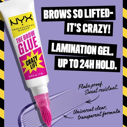ان واي اكس جل الحواجب شفاف لتثبيت ورفع الحواجب - 7 مل - Nyx professional makeup - Image 2