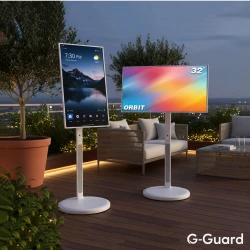 G-Guard Orbit 32 Inch  Touchscreen Display Android 14.0 White Rotating Screen