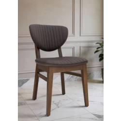 Lashes wooden chair with a stylish and modern design, 84 cm high, 48 cm wide, 50 cm deep, and 48 cm seat height, ideal for the dining room or kitchen, combining durability and comfort