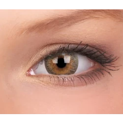 عدسات ملونة من ColourVUE Trublends رمادي شهرية 14.2 ملم بلانو لتعزيز العين الطبيعية